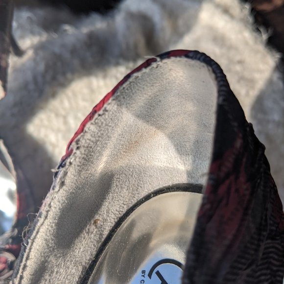 Carlos by Carlos Santana Miracle Plaid Peeptoe Stilettos Sz 8.5M - Picture 6 of 10